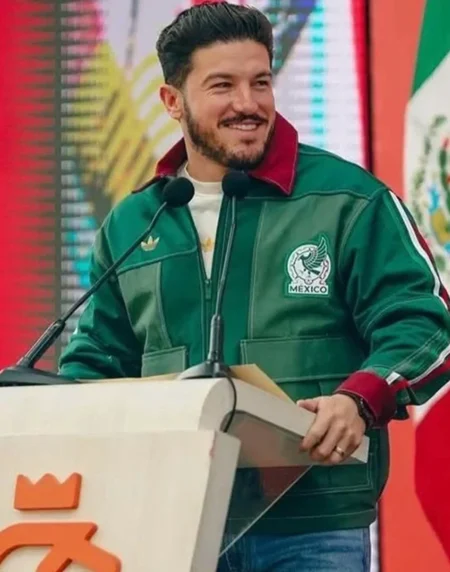 Adidas 2026 Mexico Worker Green Cotton Jacket