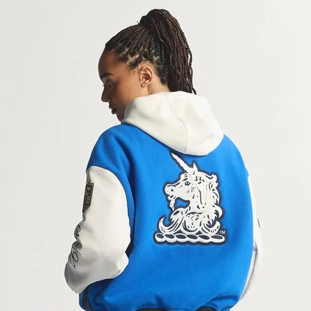Adidas Boston Marathon 26 Varsity Jacket Back