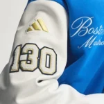 Adidas Boston Marathon 26 Varsity Jacket Logo
