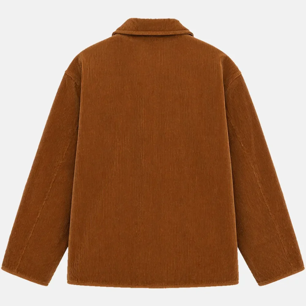 Adidas CNY Brown Corduroy Jacket Back