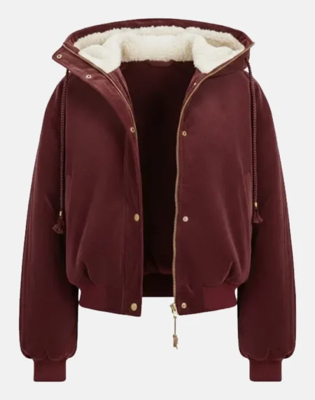 Adidas CNY Maroon Hooded Jacket