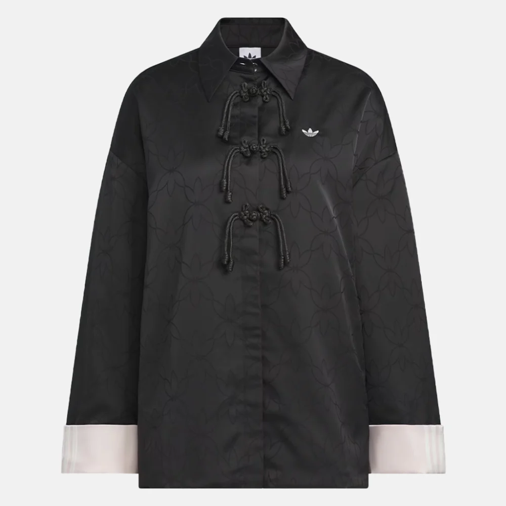 Adidas Chinese New Year Black Satin Jacket