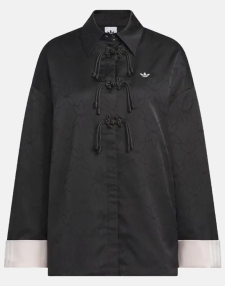 Adidas Chinese New Year Black Satin Jacket