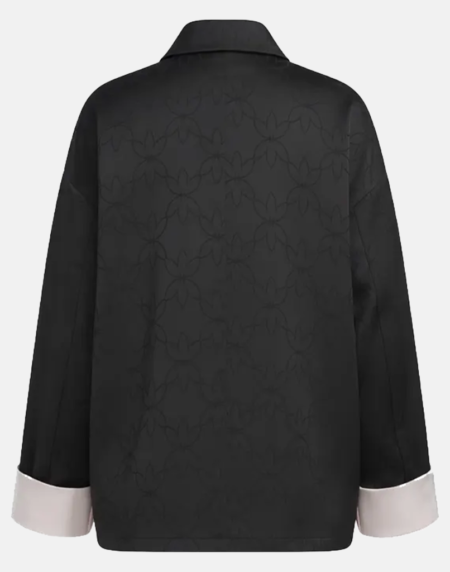 Adidas Chinese New Year Black Satin Jacket Back