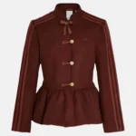 Adidas Chinese New Year Brown Peplum Jacket