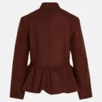 Adidas Chinese New Year Brown Peplum Jacket Back