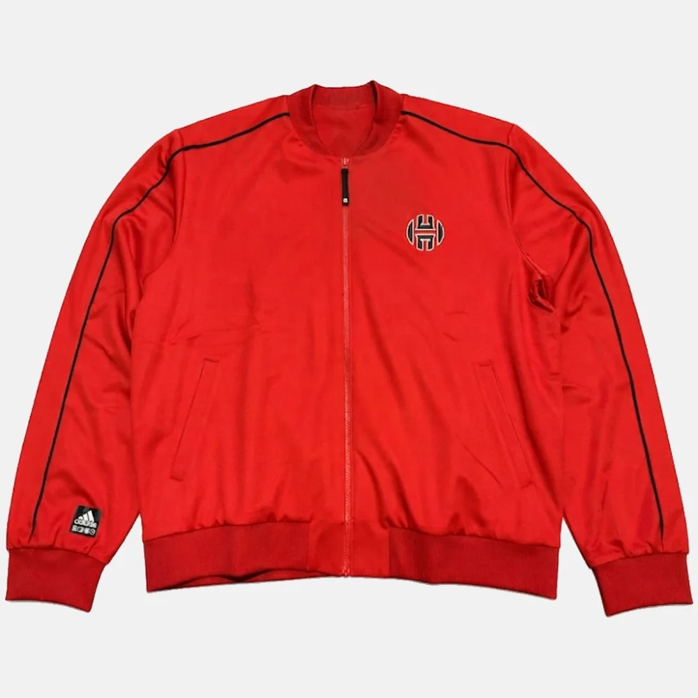 Adidas James Harden Chinese Orange Bomber Jacket