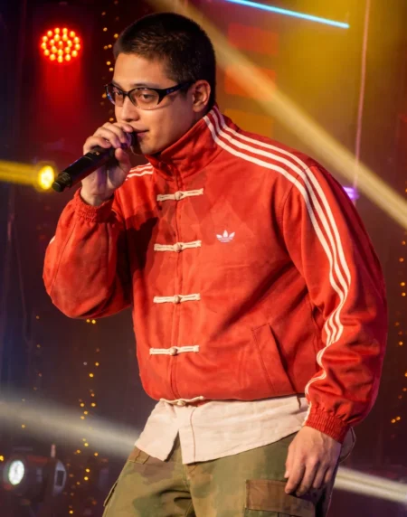 Daniel Padilla Adidas Chinese New Year Striped Red Jacket