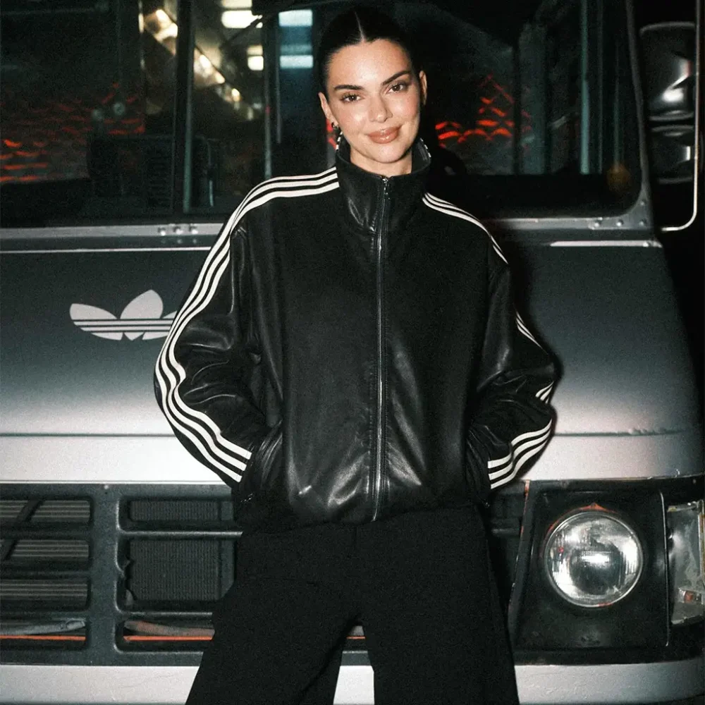 Kendal Jenner Adidas Black Bomber Jacket