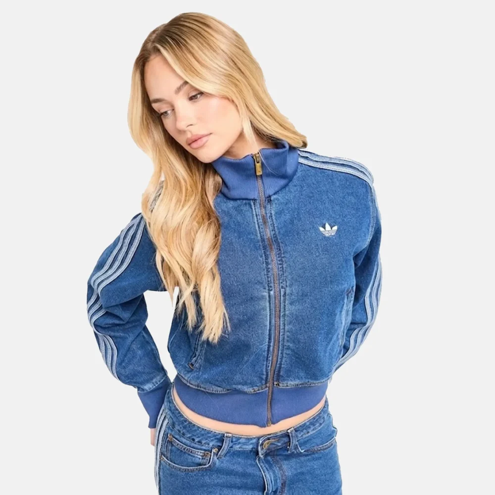 adidas Originals Denim Firebird Track Jacket