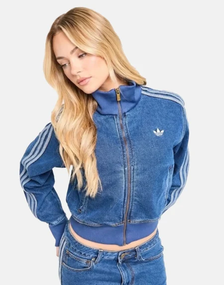 adidas Originals Denim Firebird Track Jacket