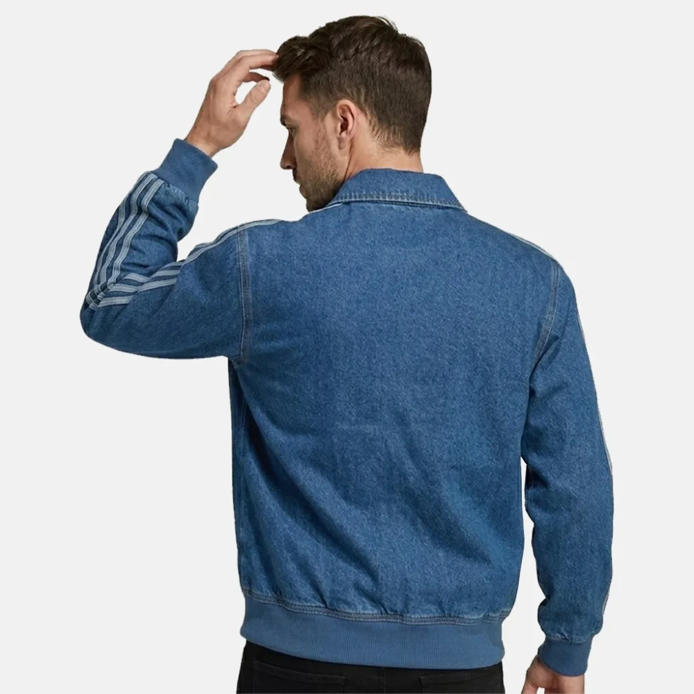 adidas Originals Firebird Denim Track Top Back