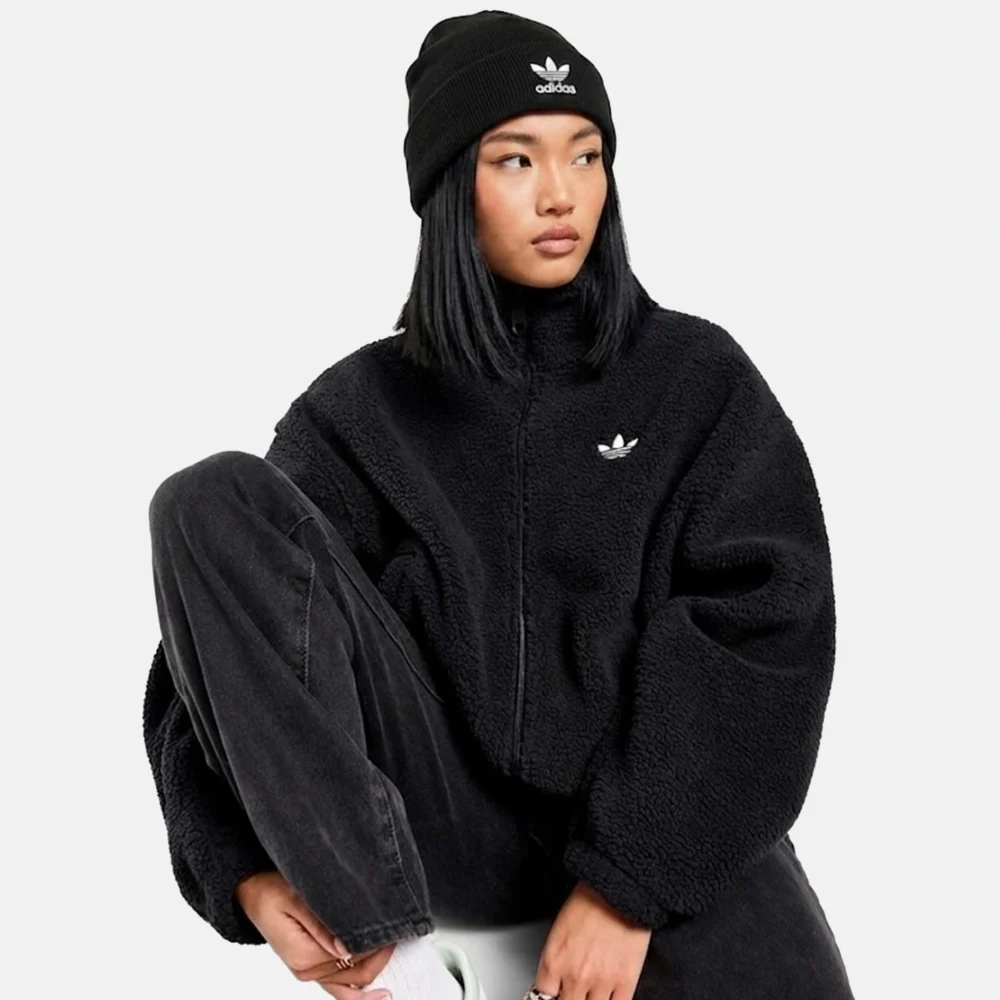 adidas Originals Teddy Full Zip Black Jacket