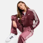 adidas Originals Velour 3-Stripes Track Top