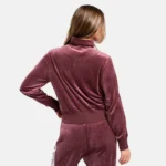 adidas Originals Velour 3-Stripes Track Top Back
