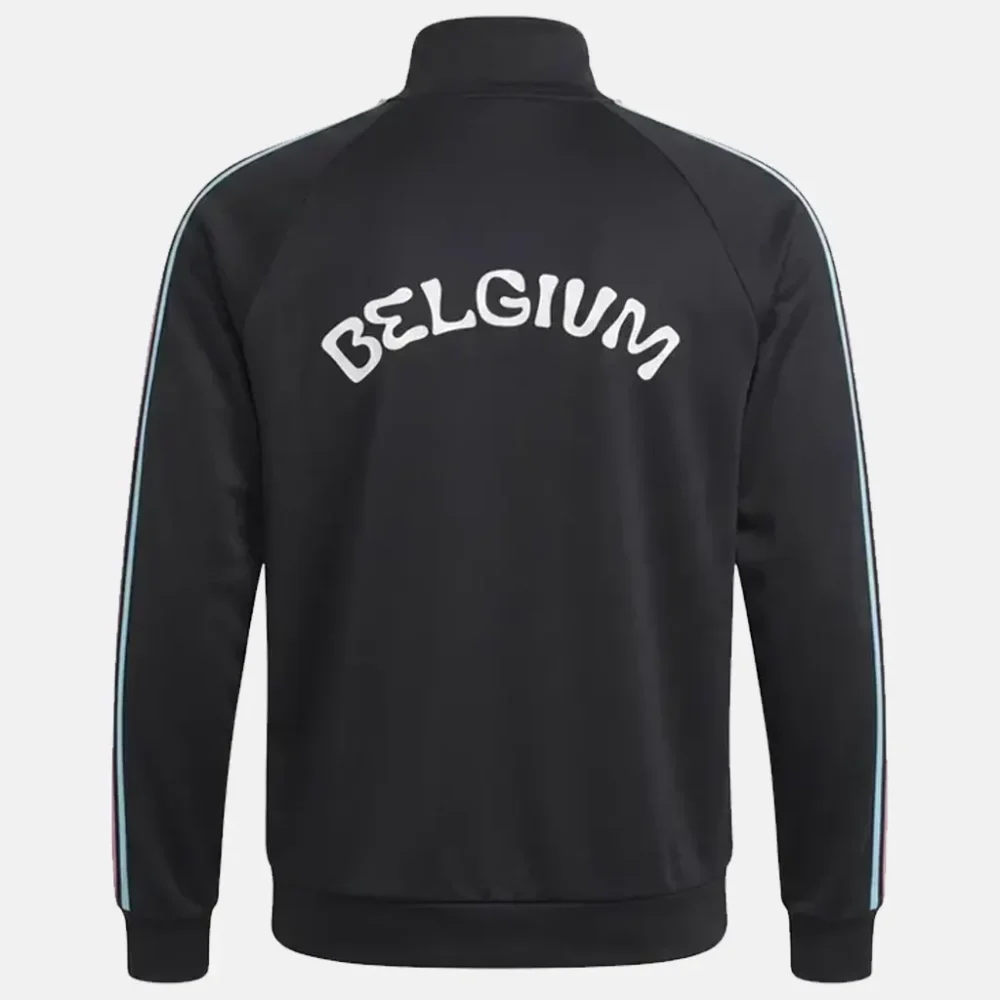 FIFA World Cup 26 Adidas Belgium Black Jacket Back
