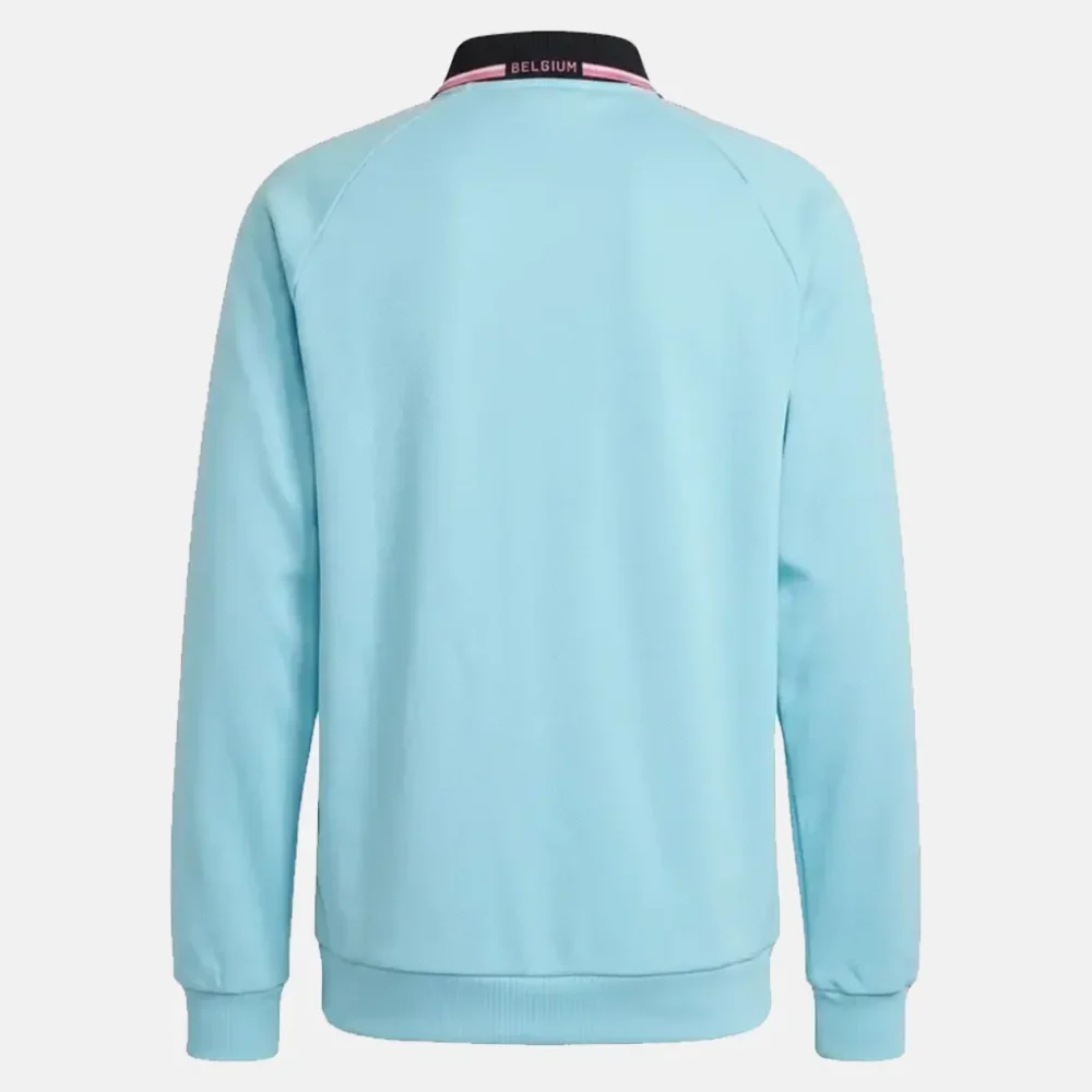 FIFA World Cup 26 Adidas Belgium Light Blue Jacket Back