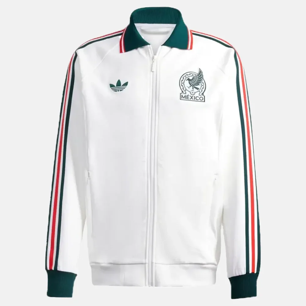 FIFA World Cup 26 Adidas White Mexico Away Jacket