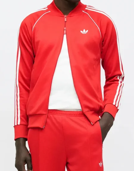 Adidas Adicolor Classics SST Red Front Jacket