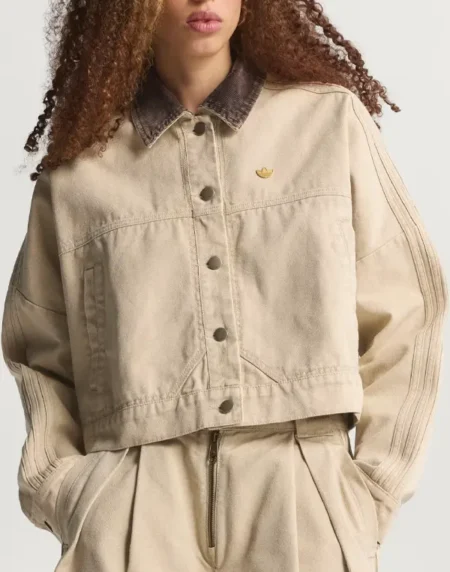 Adidas Canvas Beige Jacket