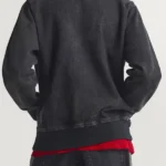Adidas Classic Black Denim Back Jacket