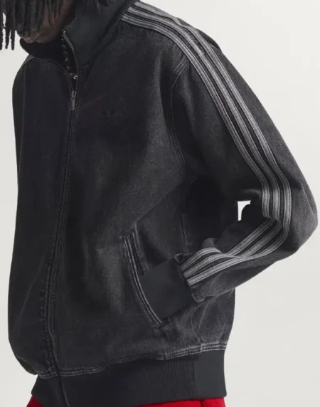 Adidas Classic Black Denim Jacket