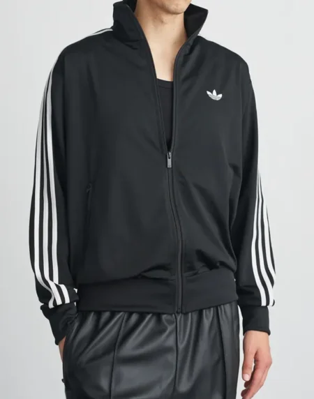 Adidas Firebird Black Front Jacket