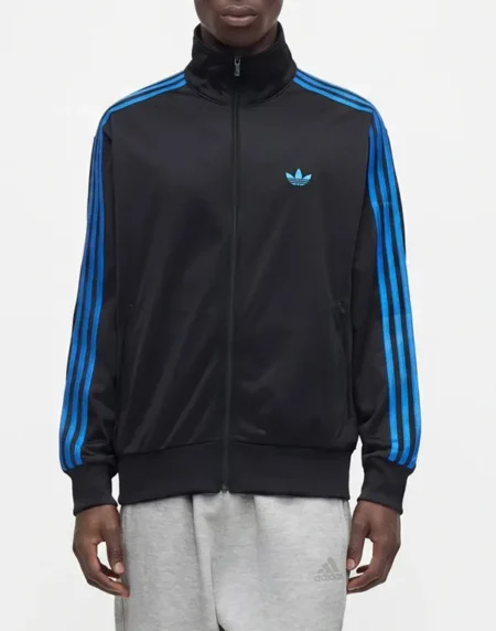 Adidas Firebird Black Front Track Jacket