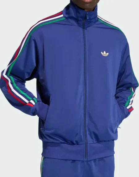 Adidas Firebird Blue Front Track Top