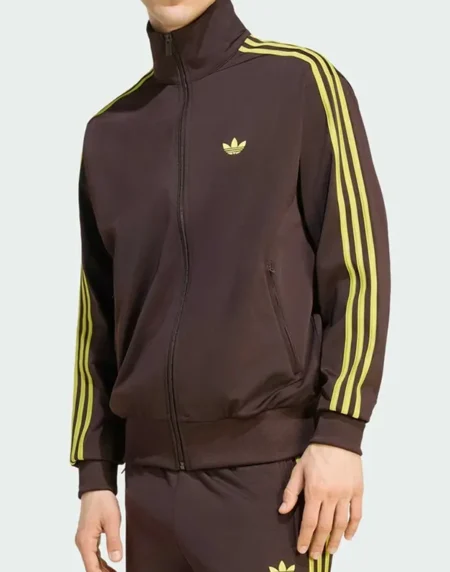 Adidas Firebird Brown Front Jacket