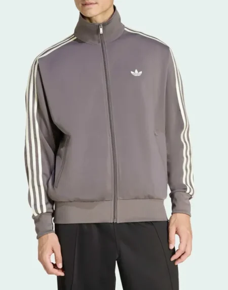 Adidas Firebird Charcoal Front Jacket