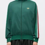 Adidas Firebird Dark Green Front Jacket