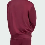 Adidas Firebird Maroon Back Jacket