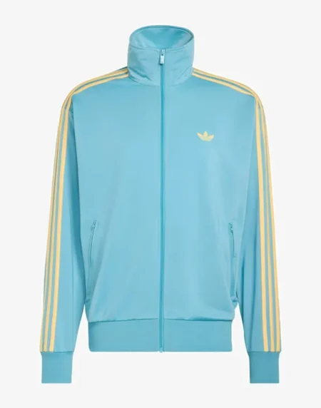 Adidas Firebird Orange Stripe Sky Blue Jacket