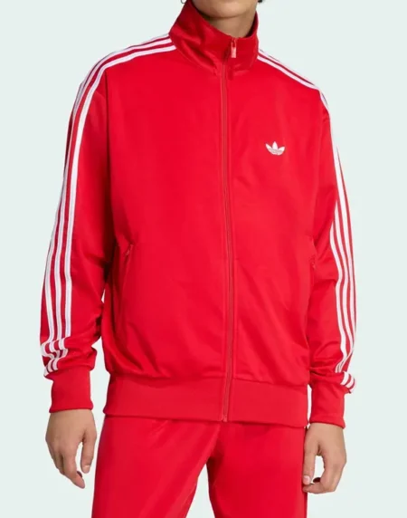 Adidas Firebird Red Front Jacket