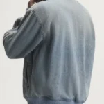 Adidas Firebird Worn Blue Back Denim Jacket