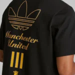 Adidas Manchester United Terrace Black Graphic Shirt