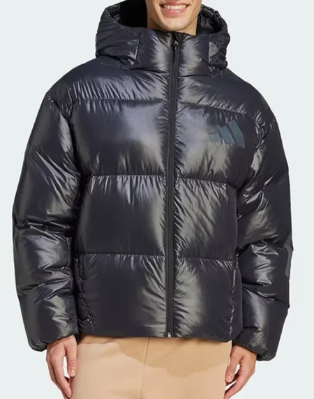 Adidas Puffer Climawarm Down Front Jacket
