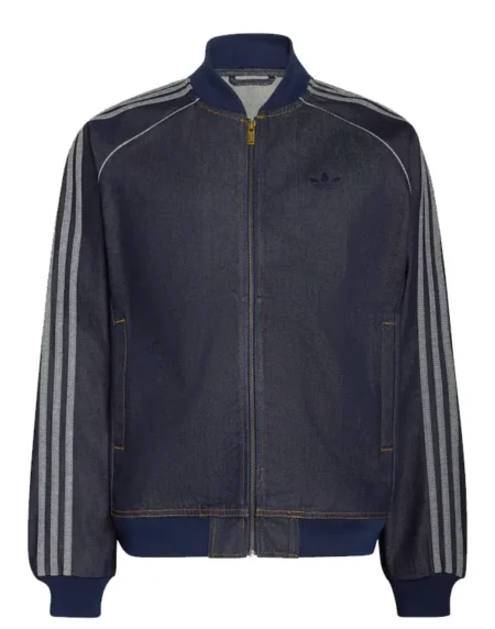 Adidas SST Adicolor Denim Front Track Jacket