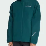 Adidas Terrex Xperior Green Performance Front Jacket