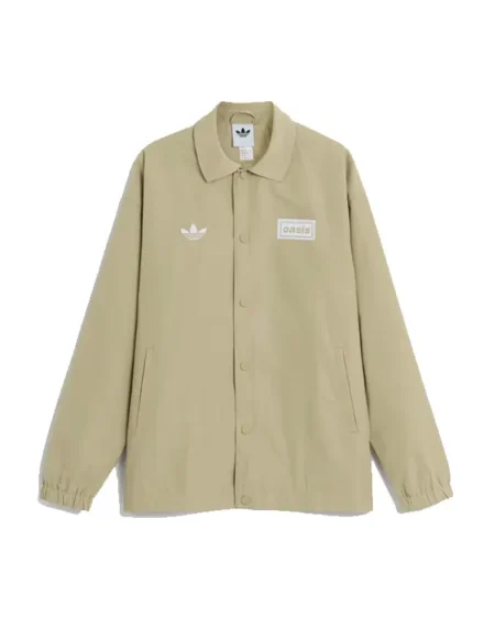 Adidas x Oasis Tour Coach Beige Jacket