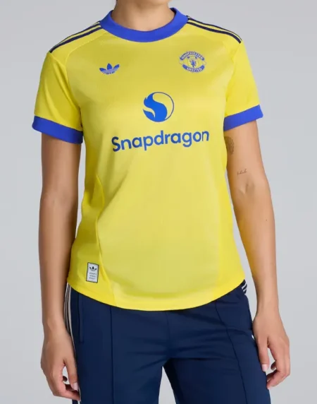 Manchester Away Goalkeeper Yellow T Shirt