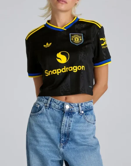 Manchester Cropped Black Jersey