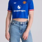 Manchester United Cropped Blue Jersey