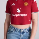 Manchester United Cropped Red Jersey