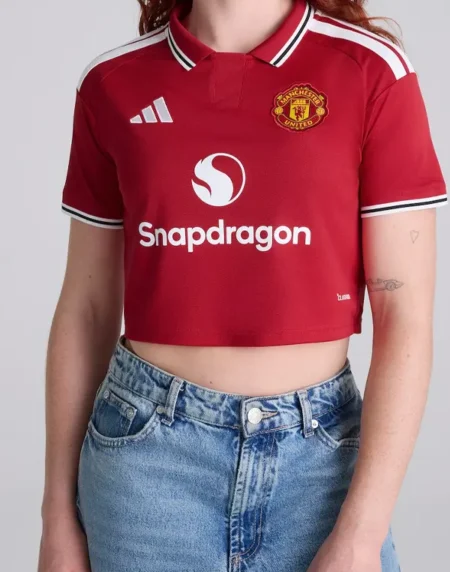 Manchester United Cropped Red Jersey