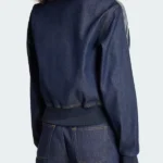 adidas Firebird Women Blue Back Denim Jacket