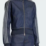adidas Firebird Women Blue Denim Jacket