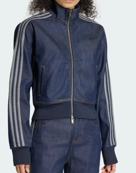adidas Firebird Women Blue Denim Jacket