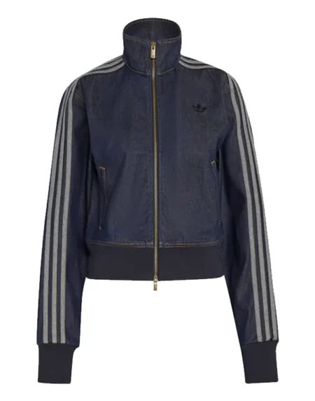 adidas Firebird Women Blue Denim Track Jacket